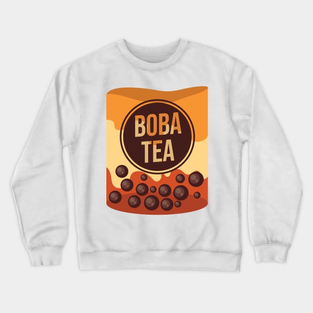 Funny Boba Tea DIY Halloween Costume Crewneck Sweatshirt by HCMGift